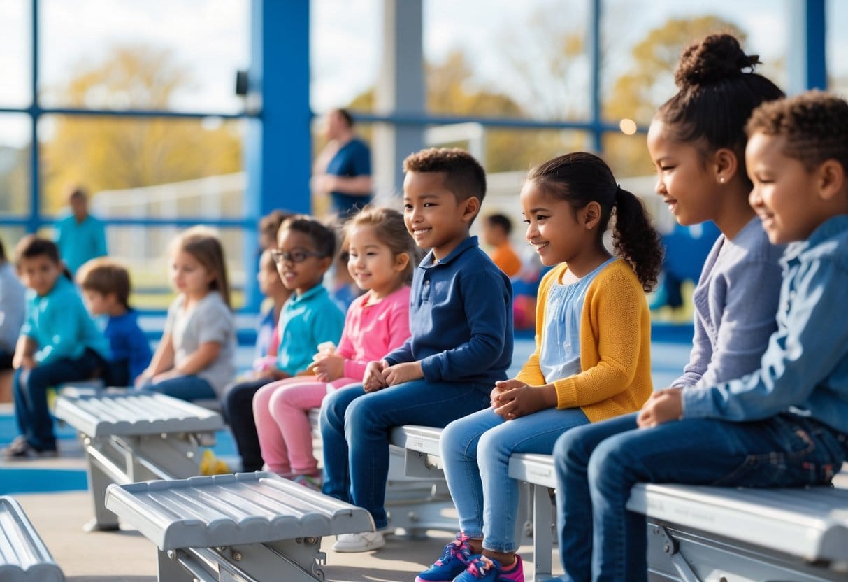 Børneevents med trygge og overskuelige siddepladser på mobile tribuner